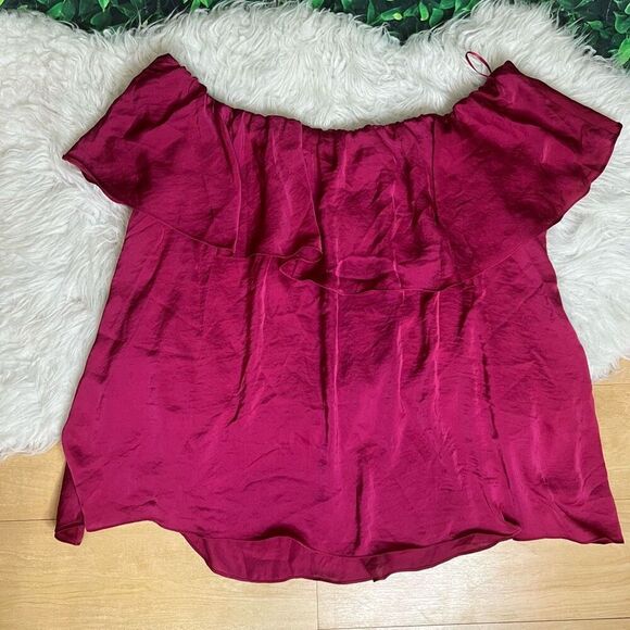 Massey’s pink fuchsia plus size top blouse 3X - Picture 2 of 7